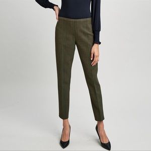 NWT Tahari Slim Fit Plaid Ankle Pants